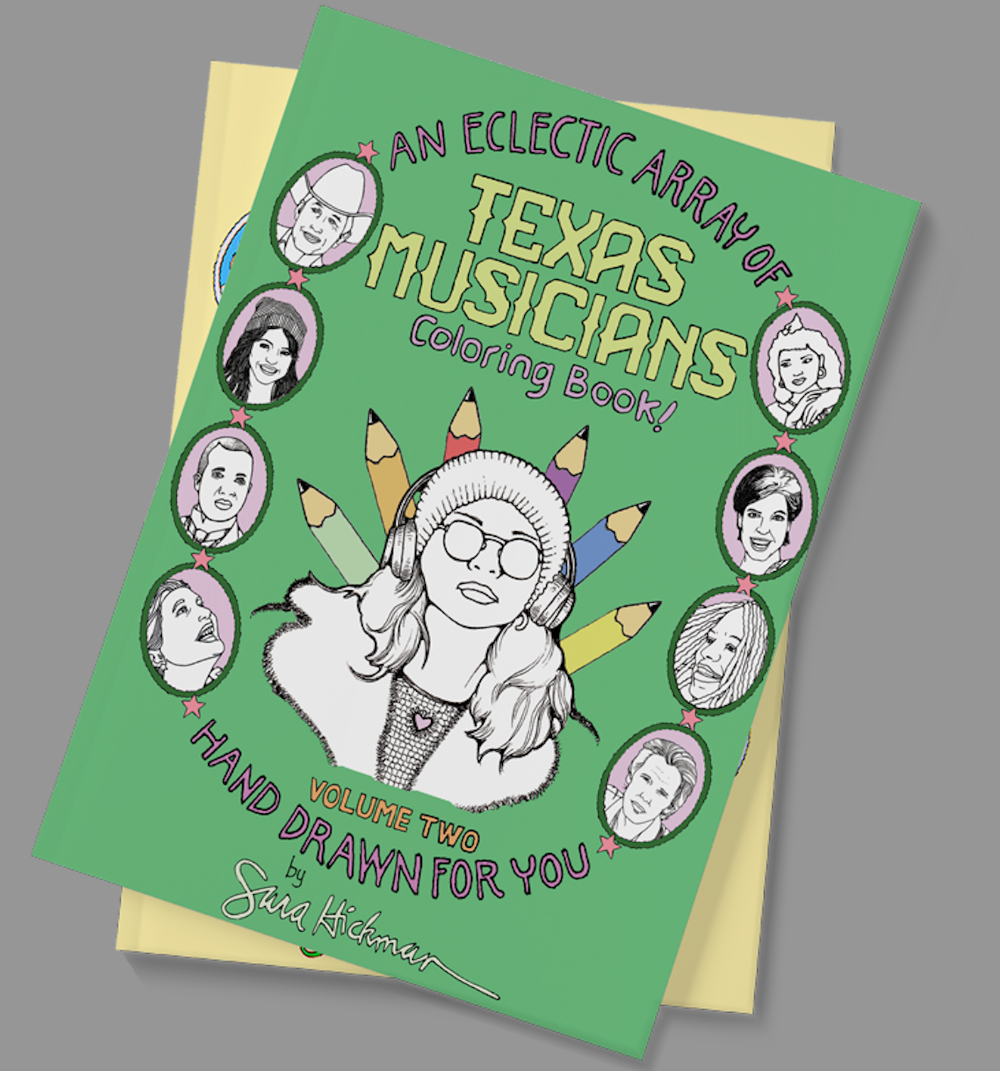 Texas Musicians Coloring Book Volume Two