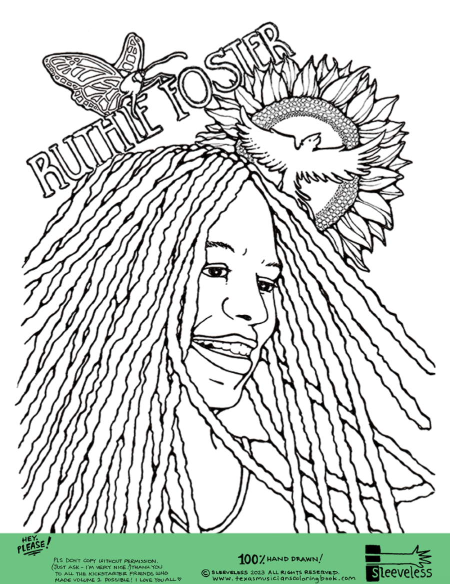 Texas Musicians Coloring Book Volume Two